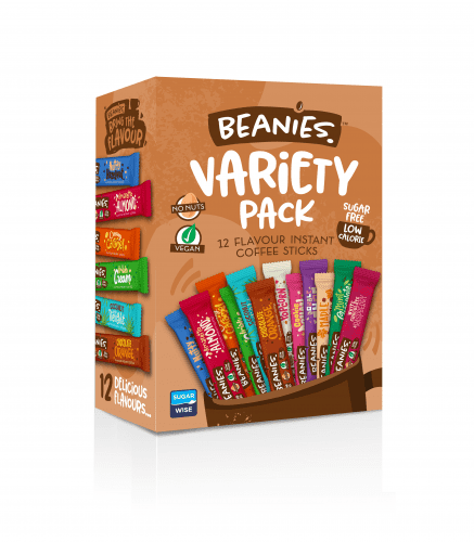 Beanies Variety Pack - My Stick Stash - 12 Flavour Instant Coffee Sticks