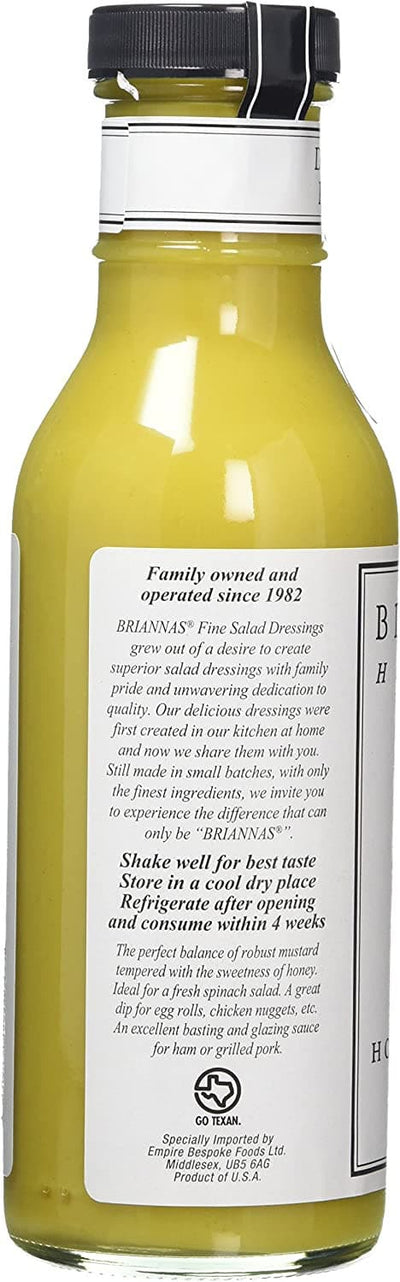 Briannas Dressing - Dijon Honey Mustard 355ml