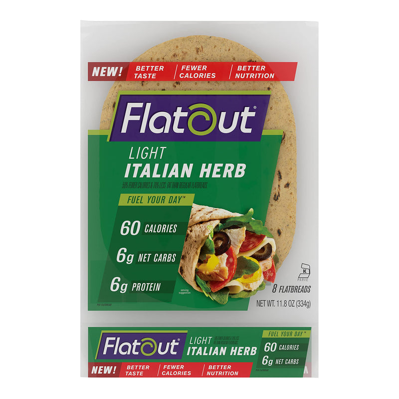 Flat Out Wrap Italian Herb Light 334g