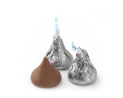 Hershey's Kisses, Reese's Mini Cups & Rolos - Gold & Silver Jar 500g (Approx. 70 Pieces) by Broadway Candy