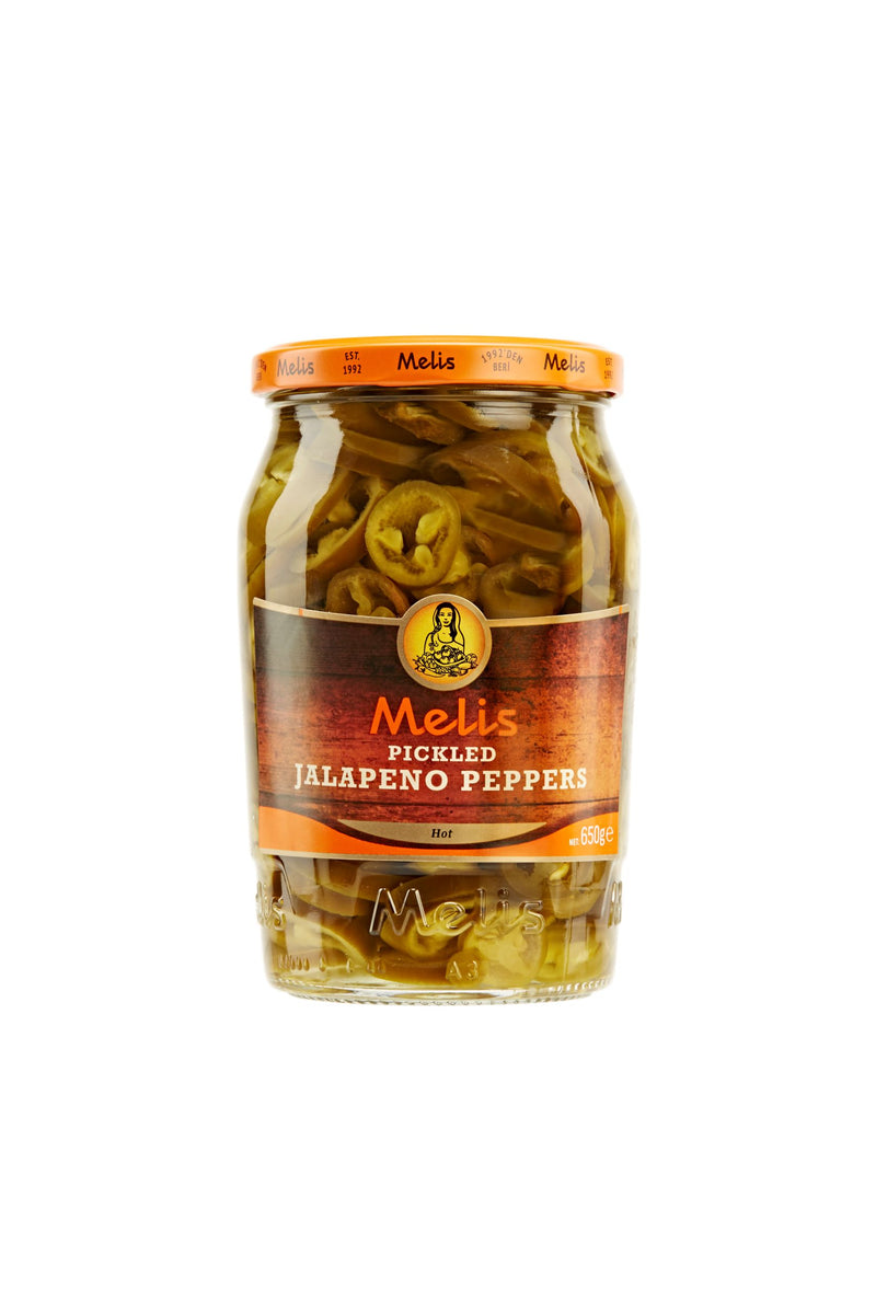 Melis Pack of 6 x 720g Pickled Jalapeno Pepper Slices