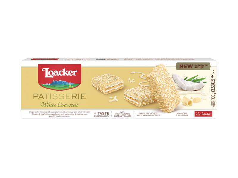 Loacker Patisserie White Coconut 100g