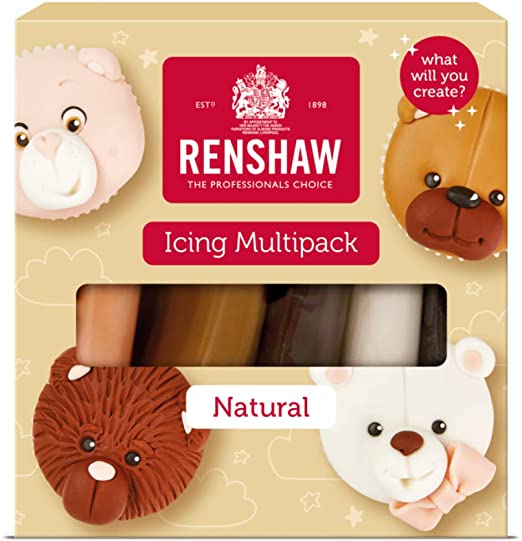 Renshaw Ready-To-Roll Icing - 5 Colour Multipack - Naturals 500g