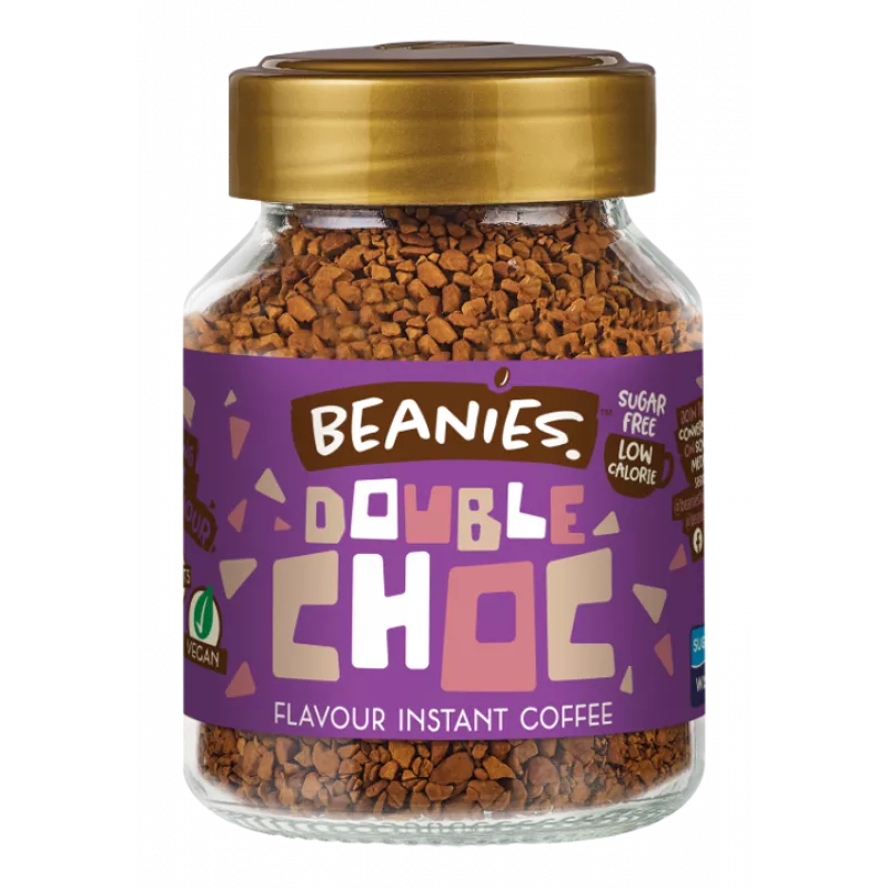 Beanies Double Chocolate Flavoured Instant Coffee 50g