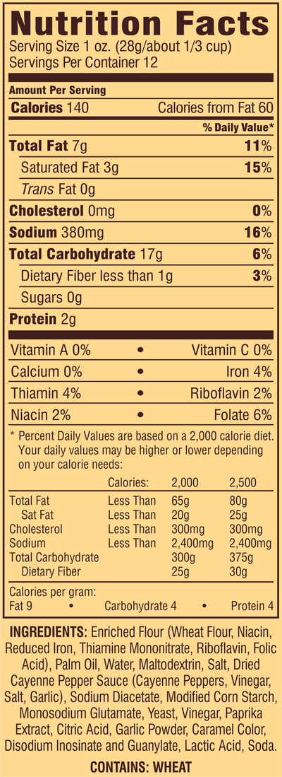 Snyders Pieces Hot Buffalo Wing 141g