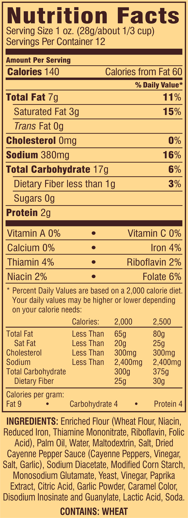 Snyders Pieces Hot Buffalo Wing 141g