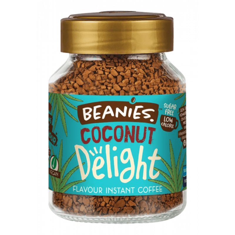 Beanies Coconut Delight Flavoured Instant Coffee 50g