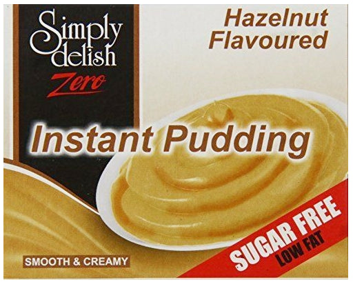 Simply Delish, Sugar Free Instant Pudding, Hazelnut Flavour 40g
