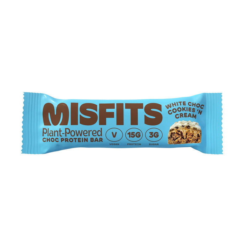Misfits Cookies and Cream Protein Bar 45g