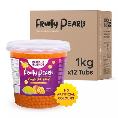 Bubble Blends - Mango Popping Boba Fruit Juice Filled Pearls 1kg