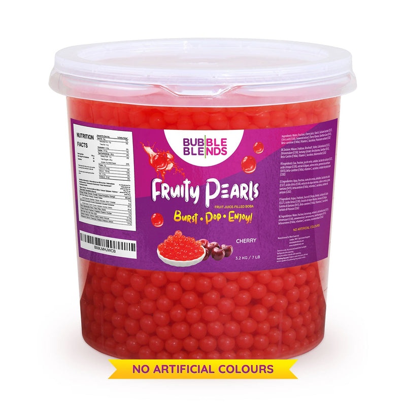 Bubble Blends - Cherry Popping Boba Fruit Juice Filled Pearls 3.2kg