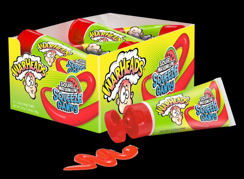 Warheads Squeeze Candy Tube Sour Watermelon NK 64g (2.25oz)