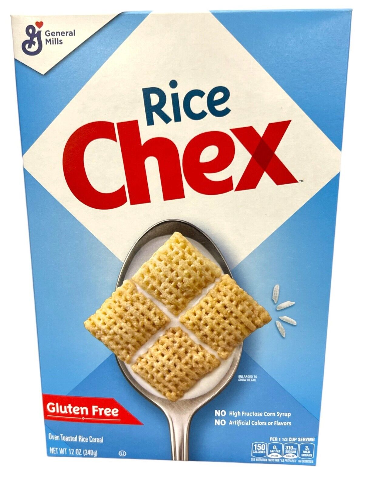 Chex Mix Rice Chex Gluten Free Oven Toasted Rice Cereal 340g (12oz ...