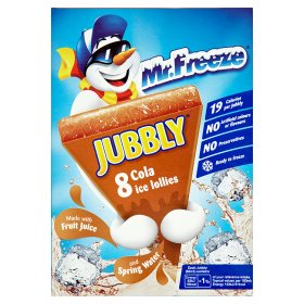 Jubbly Cola Ice Lollies 62ml