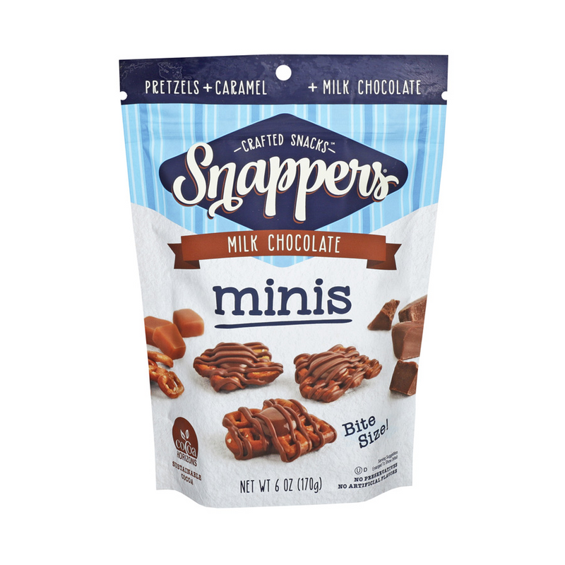 Snappers Milk Chocolate Pretzels Minis 170g