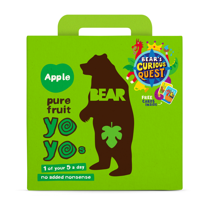 Bear Yoyo Pack of 6 x 5 x 20g MULTIPACK Apple