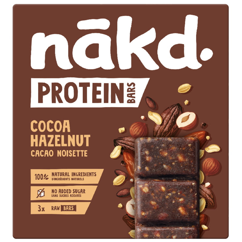 Nakd Bars Protein MULTIPACK Cocoa Hazelnut 3 x 45g