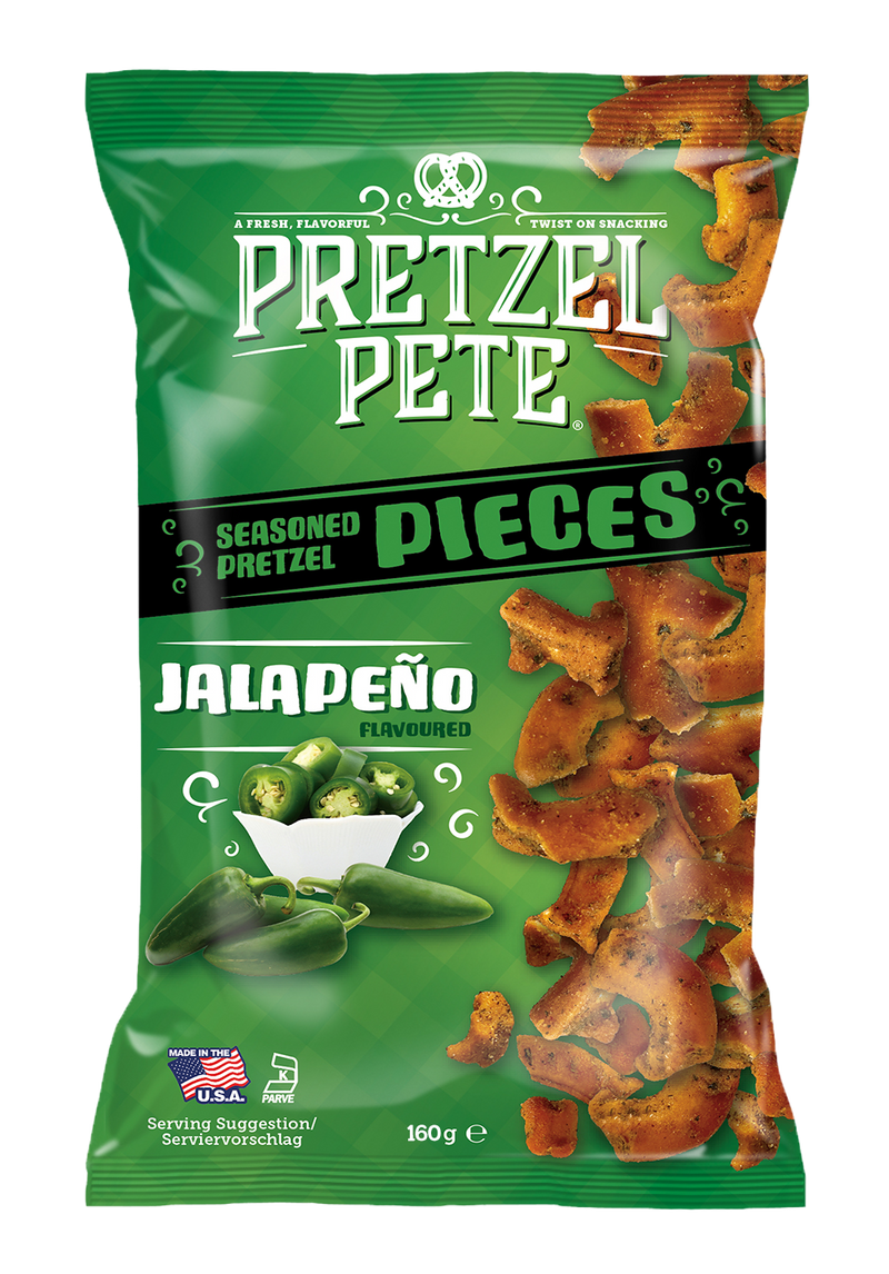 Pretzel Pete Jalapeno 160g