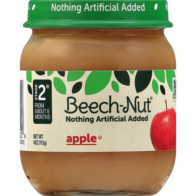 Beech Nut Pack of 10 x 113g Apple Puree