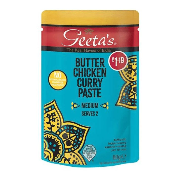 Geetas Curry Paste Butter Chicken 80g