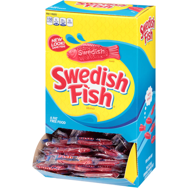 Swedish Fish - Box of Red Wrapped Singles NK (240 count)
