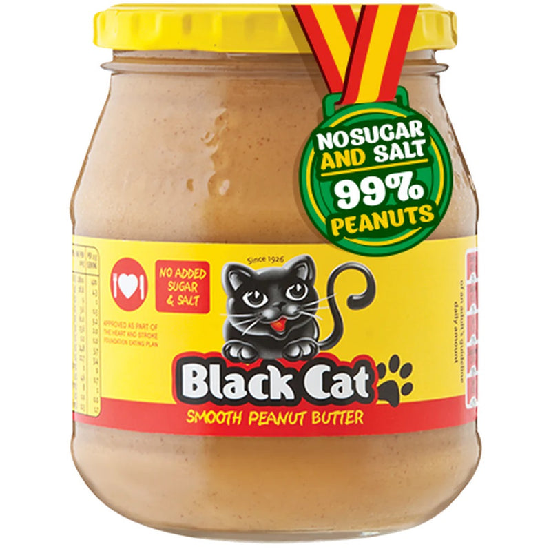 Black Cat Smooth Peanut Butter Sugar Free 400g