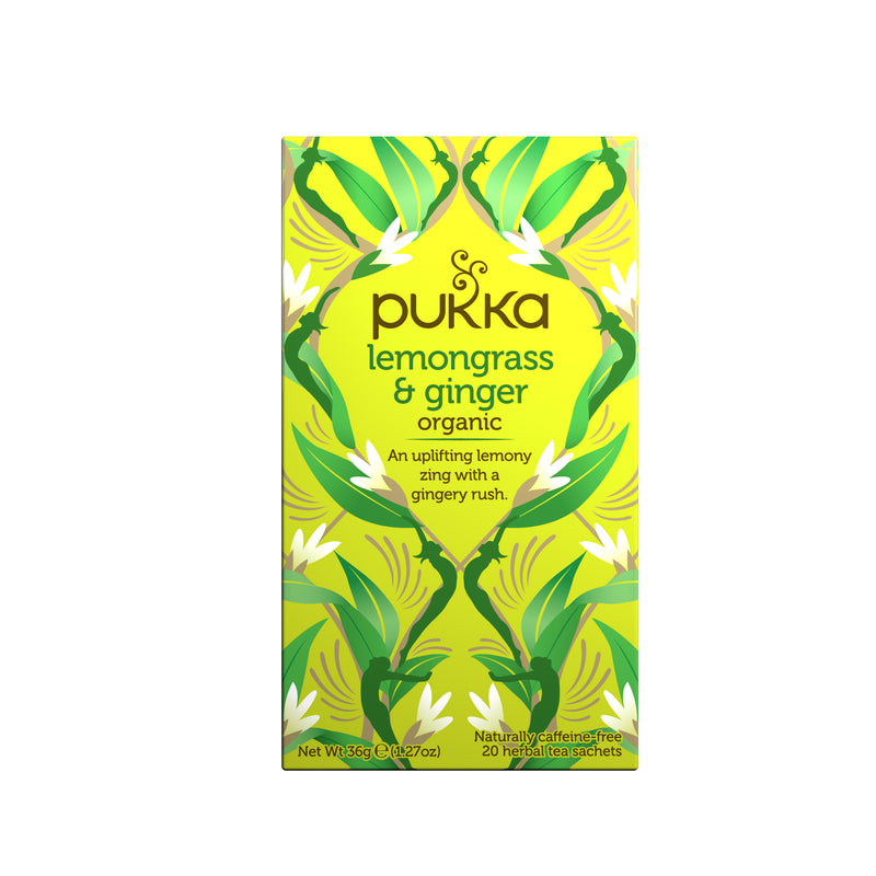 Pukka Pack of 4 x 36g Lemongrass & Ginger