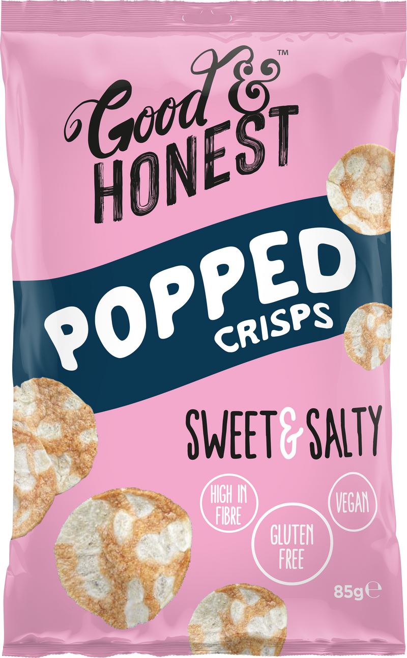 Good & Honest Pack of 8 x 85g Chips Core Sweet & Salty