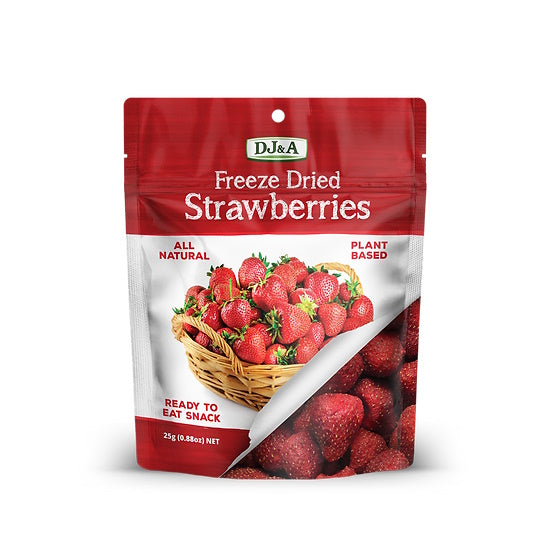DJ & A Freeze Dried Strawberries 25g