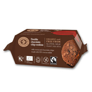 Doves Farm Gluten Free Cookies Double Chocolate Chip 180g