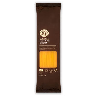 Doves Farm Pack of 12 x 500g GF Pasta Maize & Rice Spaghetti
