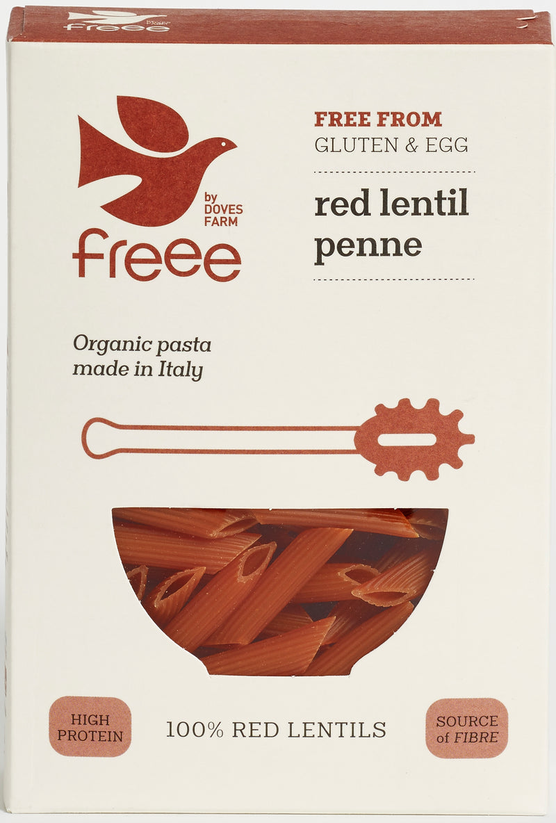 Doves Red Lentil Penne 250g