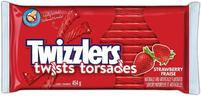 Twizzlers Strawberry Twists LARGE 454g (16oz) ***Exp 31/03***