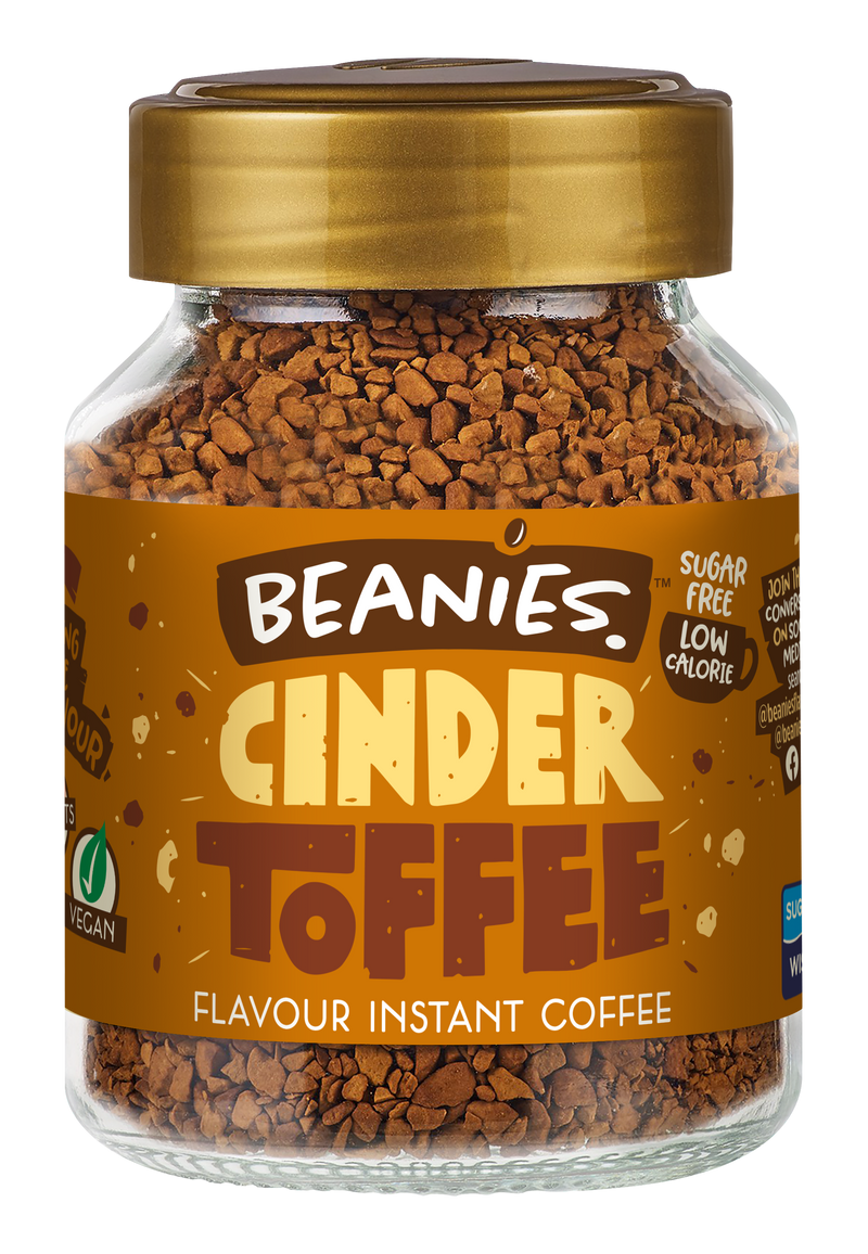 Beanies Cinder Toffee Flavoured Instant Coffee 50g