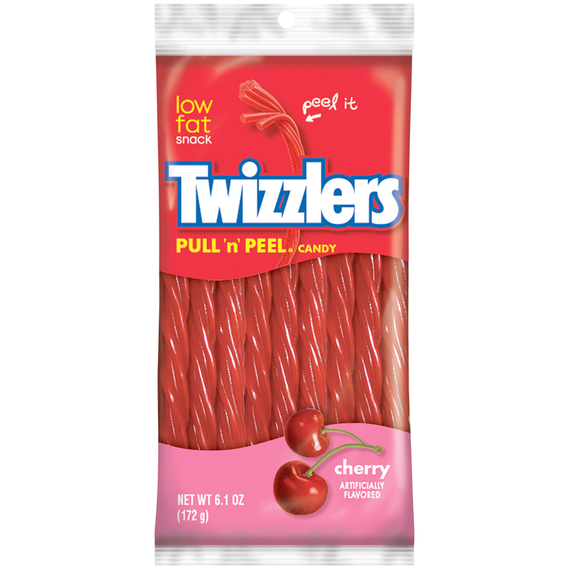Twizzlers Peg Bag Cherry Pull & Peel 172g