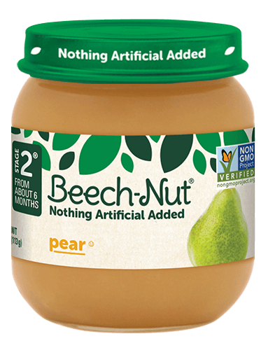 Beech Nut Pear Puree 113g (4oz)