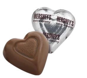 BULK Hershey's Milk Chocolate Hearts 1kg