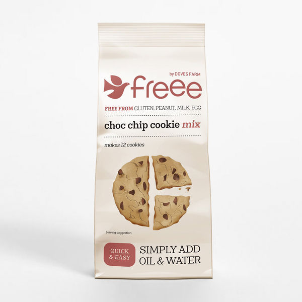 Doves Farm Gluten Free Chocolate Chip Cookie Mix 350g