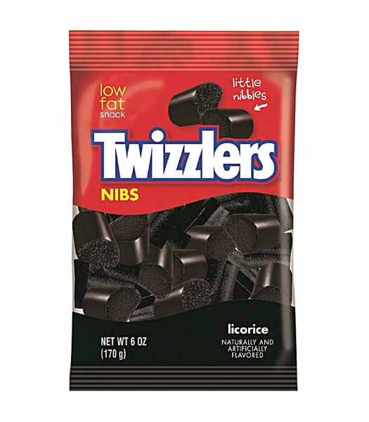 Twizzlers Peg Bag Licorice Nibs 170g