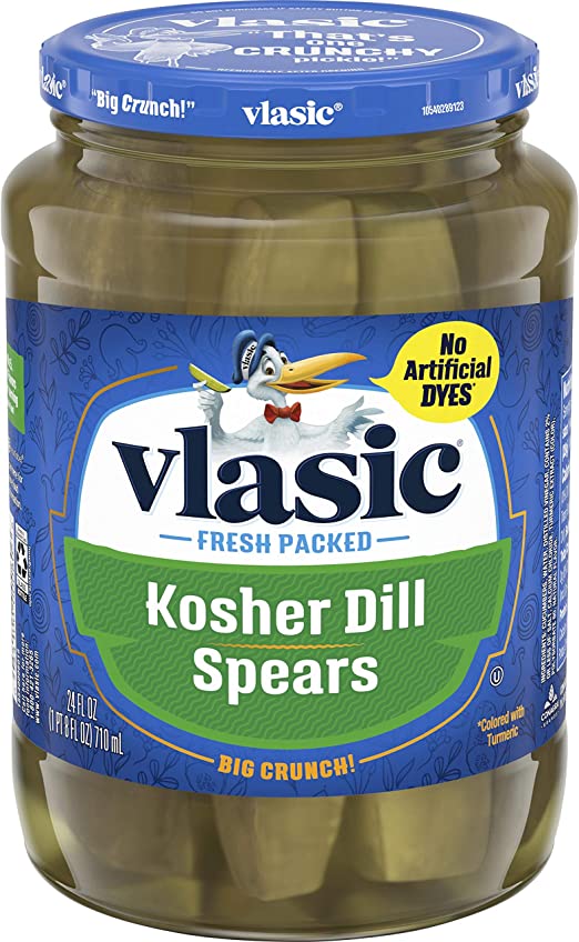 Vlasic Kosher Dill Spears 710g (24oz)