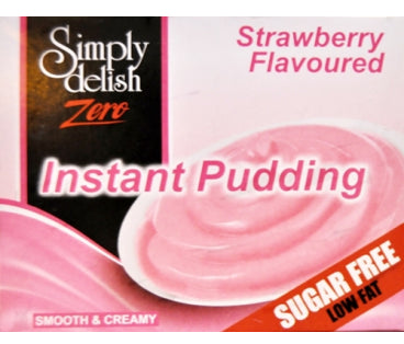 Simply Delish, Sugar Free Instant Pudding, Strawberry Flavour 40g