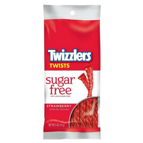 Twizzlers Peg Bag Strawberry Twists Sugar Free 141g