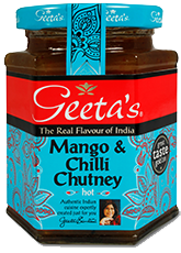 Geetas Pack of 6 x 230g Mango & Chilli Chutney
