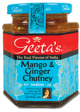 Geetas Pack of 6 x 230g Mango & Ginger Chutney