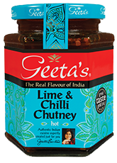 Geetas Lime & Chilli Chutney 230g