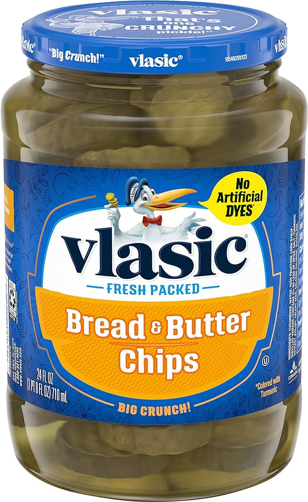 Vlasic Pickles Bread & Butter Chips 710ml (24fl oz)