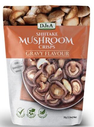 DJ & A Shiitake Mushroom Crisps Gravy Flavour 30g