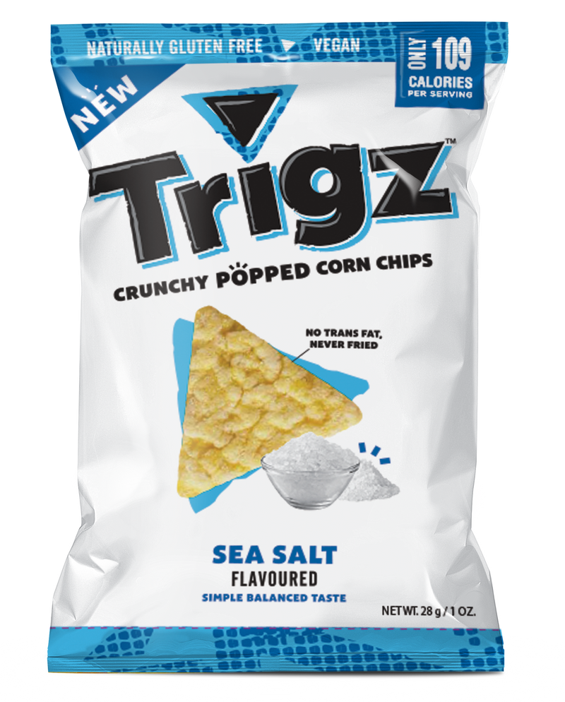 Trigz Air Popped Chips Sea Salt 28g