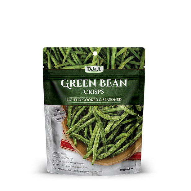 DJ & A Green Bean Crisps 30g