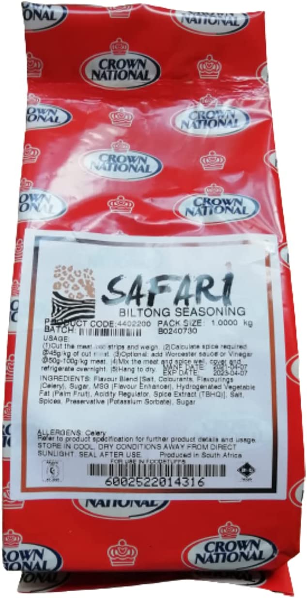 Safari Biltong Seasoning 1 x 1kg
